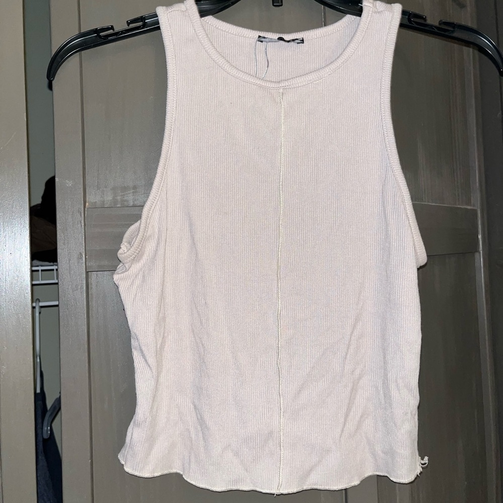 Ribbed crop top